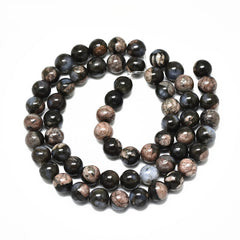 Glaucophane Beads 6mm Round (Natural) 15-16" Strand