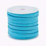 Faux Suede 5mm Lace 5m Turquoise