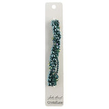 Crystal Lane Twisted Bead Strands Teal Hydrangea