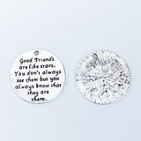 Good Friends Are Like Stars Pendant 24mm 1/pk