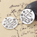 No Longer By My Side Pendant 25mm 1/pk