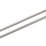 Necklace Snake Chain 24" Nickel 1/pk