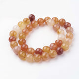 Carnelian Beads 6mm Round (Natural) 15-16" Strand