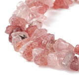 Strawberry Quartz Chips 5-8mm (Natural) 31.5" Strand