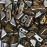 *Czech Tango Beads 6mm Cocoa Airy Pearl 5.3g