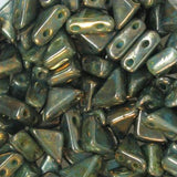 *Czech Tango Beads 6mm Turquoise Bronze 5.3g