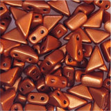 *Czech Tango Beads 6mm Matte Copper 5.3g