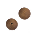 Sandalwood Round Beads 6mm Light Brown 8" Strand