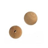 Wood Round Beads 6mm Natural Cedar 8" Strand