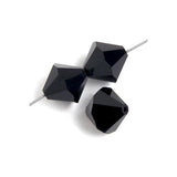 Preciosa Bicone 4mm Jet Each