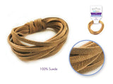 Suede 3mm Lace Natural 2m