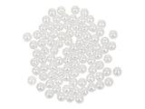 Round Plastic Pearls 8mm White 80/pk