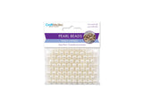 Round Plastic Pearls 8mm Ivory 80/pk