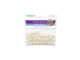 Round Plastic Pearls 10mm Ivory 40/pk