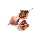 Preciosa Bicone 6mm Capri Gold Each