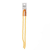 Crystal Lane Rondelle 3x4mm Transparent Orange 2x7" Strand