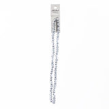 Crystal Lane Rondelle 4x6mm Tr Half Silver Iris 2x7" Strand