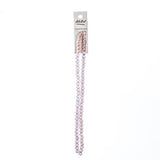 Crystal Lane Rondelle 4x6mm Transparent Pink AB 2x7" Strand