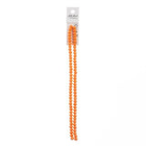 Crystal Lane Rondelle 4x6mm Opaque Orange 2x7" Strand