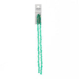 Crystal Lane Rondelle 4x6mm Transparent Dark Green AB 2x7" Strand
