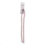 Crystal Lane Rondelle 6x8mm Opaque Light Purple 2x7" Strand