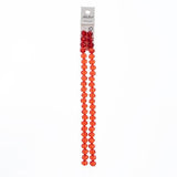 Crystal Lane Rondelle 8x10mm Transparent Red 2x7" Strand