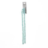 Crystal Lane Rondelle 8x10mm Opaque Light Blue 2x7" Strand