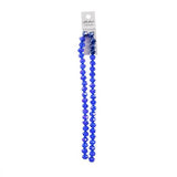 Crystal Lane Rondelle 8x10mm Transparent Sapphire AB 2x7" Strand