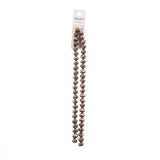 Crystal Lane Rondelle 8x10mm Opaque Copper Iris 2x7" Strand