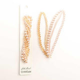Crystal Lane Twisted Bead Strands Cherry Blossom