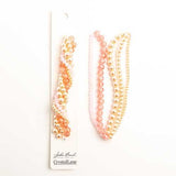 Crystal Lane Twisted Bead Strands Daylily