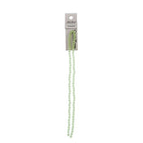 Crystal Lane Bicone 4mm Opaque Light Green 2x7" Strand