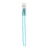 Crystal Lane Bicone 4mm Transparent Blue AB 2x7" Strand