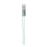 Crystal Lane Bicone 4mm Opaque Light Blue 2x7" Strand