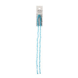 Crystal Lane Bicone 4mm Opaque Blue AB 2x7" Strand