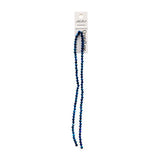Crystal Lane Bicone 4mm Opaque Blue Iris 2x7" Strand