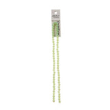 Crystal Lane Bicone 6mm Opaque Light Green 2x7" Strand