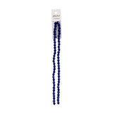 Crystal Lane Bicone 6mm Opaque Dark Sapphire 2x7" Strand