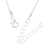 Necklace Snake Chain 24" Silver 1/pk