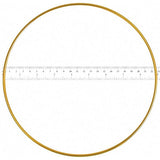 Dream Catcher Ring 9" Brass 25/pk