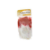 Marabou Feathers Two Tone Red 6g
