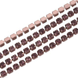 Metal Rhinestone Banding 2mm Light Amethyst 10yd/pk