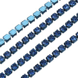 Metal Rhinestone Banding 2mm Light Sapphire 10yd/pk