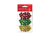 3/8" Holiday Jingle Bells 60/pk