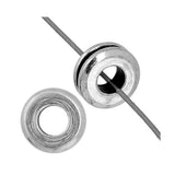 Metal Double Disc Spacers 7mm Antique Silver 10/pk