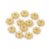 Metal Flower Spacers 4.5mm Gold 100/pk