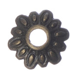 8mm Antique Brass Bead Caps 20/pk