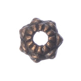 6mm Antique Copper Bead Caps 20/pk