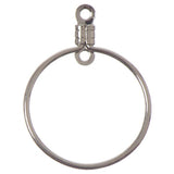 20mm Nickel Round Hoops 50/pk