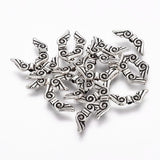 Metal Angel Wing Beads 16mm Antique Silver 10/pk